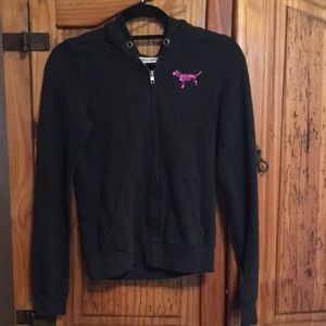 Black Victoria Secret Pink XS hoodie.